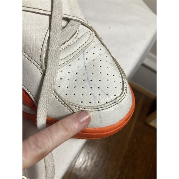 PATRICK EWING ATHLETICS ROGUE #33 Orange & White Men’s Size 7 Basketball Sneaker - Picture 12 of 12